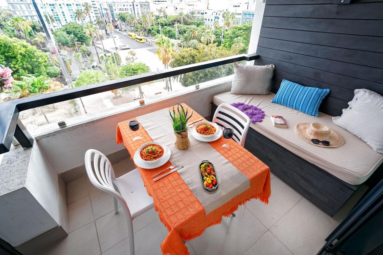 Estudio Con Terraza Vista Mar ลาสปัลมาส เด กรานคานาเรีย ภายนอก รูปภาพ