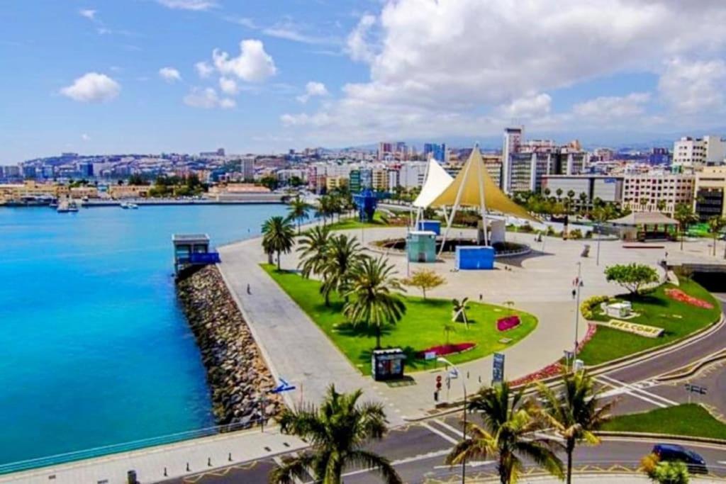 Estudio Con Terraza Vista Mar ลาสปัลมาส เด กรานคานาเรีย ภายนอก รูปภาพ